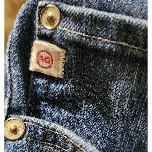 AG Adriano Goldschmied The Tellis Modern Slim Jeans 34R Denim360 Blue Cotton/Pol - Picture 10 of 10